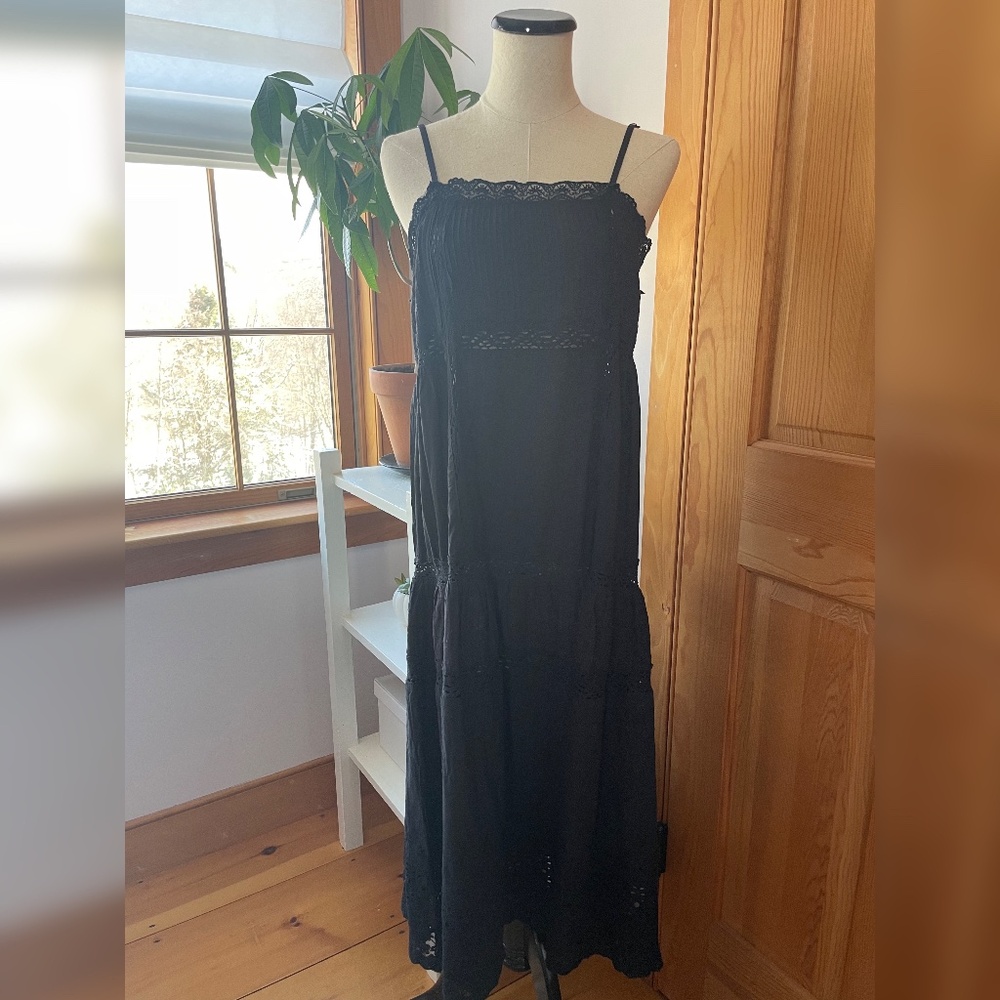 Free People Intimately Tiered Eyelet Dress NWT